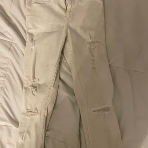 hollister white jeans